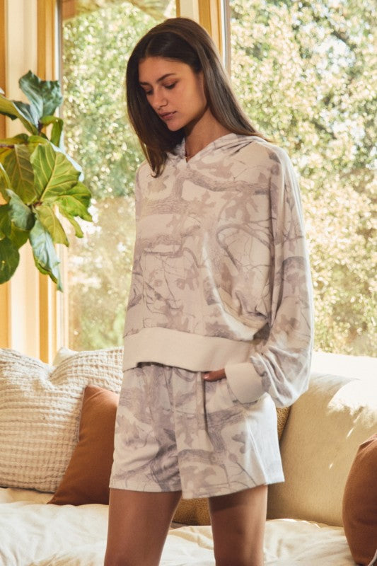 Cloud Camo Short Set