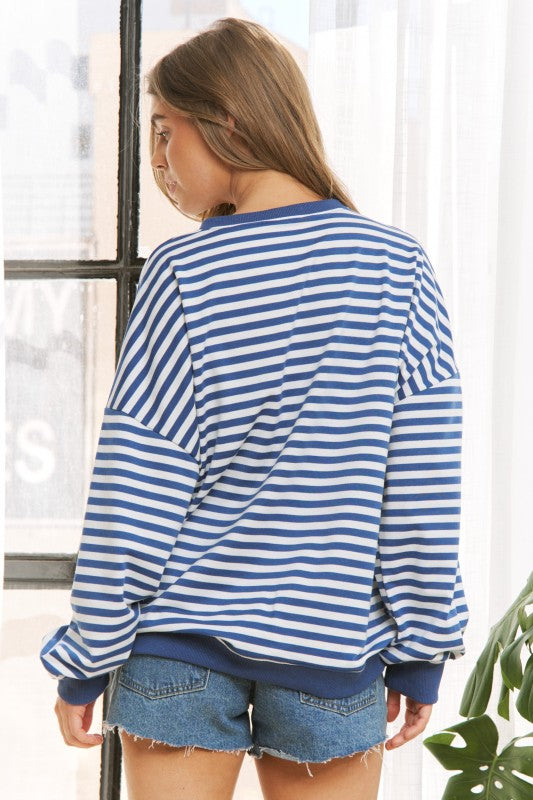 Chasing Stripes Pullover