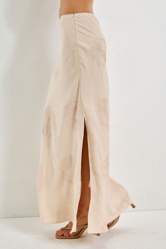 Sunday Bloom Midi Skirt