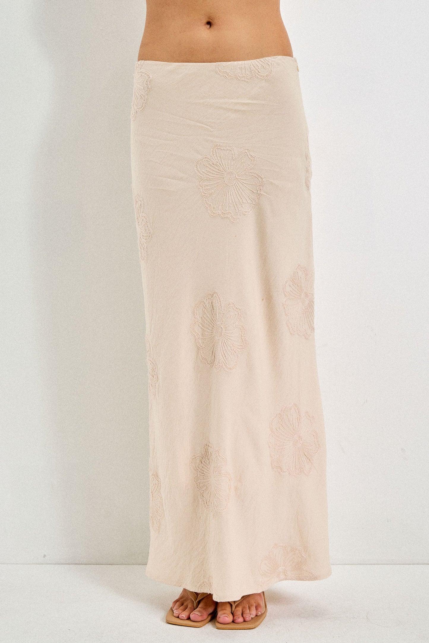 Sunday Bloom Midi Skirt