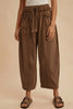 Washed Willow Barrel Leg Pants