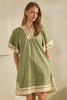 Sun Washed Border Dress