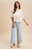 Harbor Line Cropped Flare Jeans
