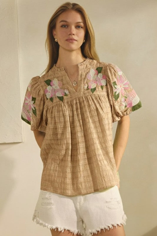 Golden Prairie Puff Top