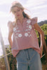 Wildflower Whisper Woven Top