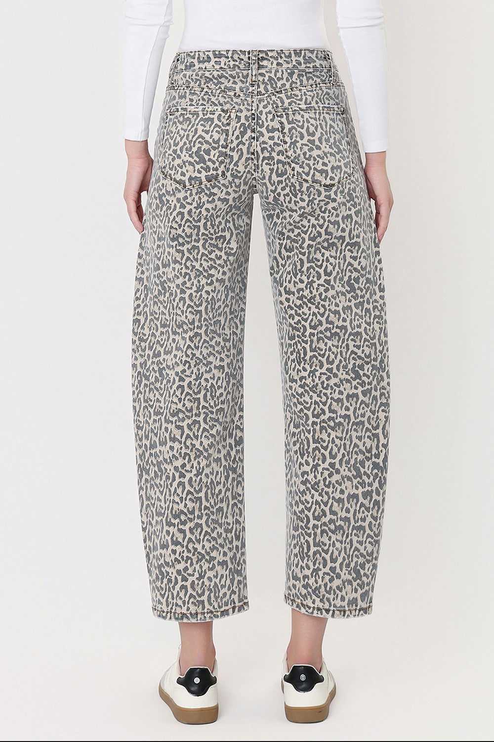 Leopard Edge Utility Denim
