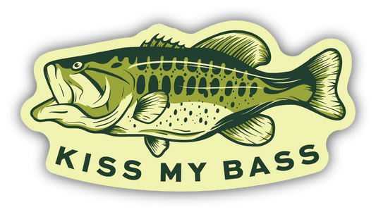 Kiss My Bass Sticker