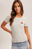 Sweet Cherry Stripe Tee
