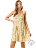 Sunlace Sweetheart Tiered Mini Dress