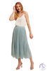 Palm Paradise Pleated Skirt