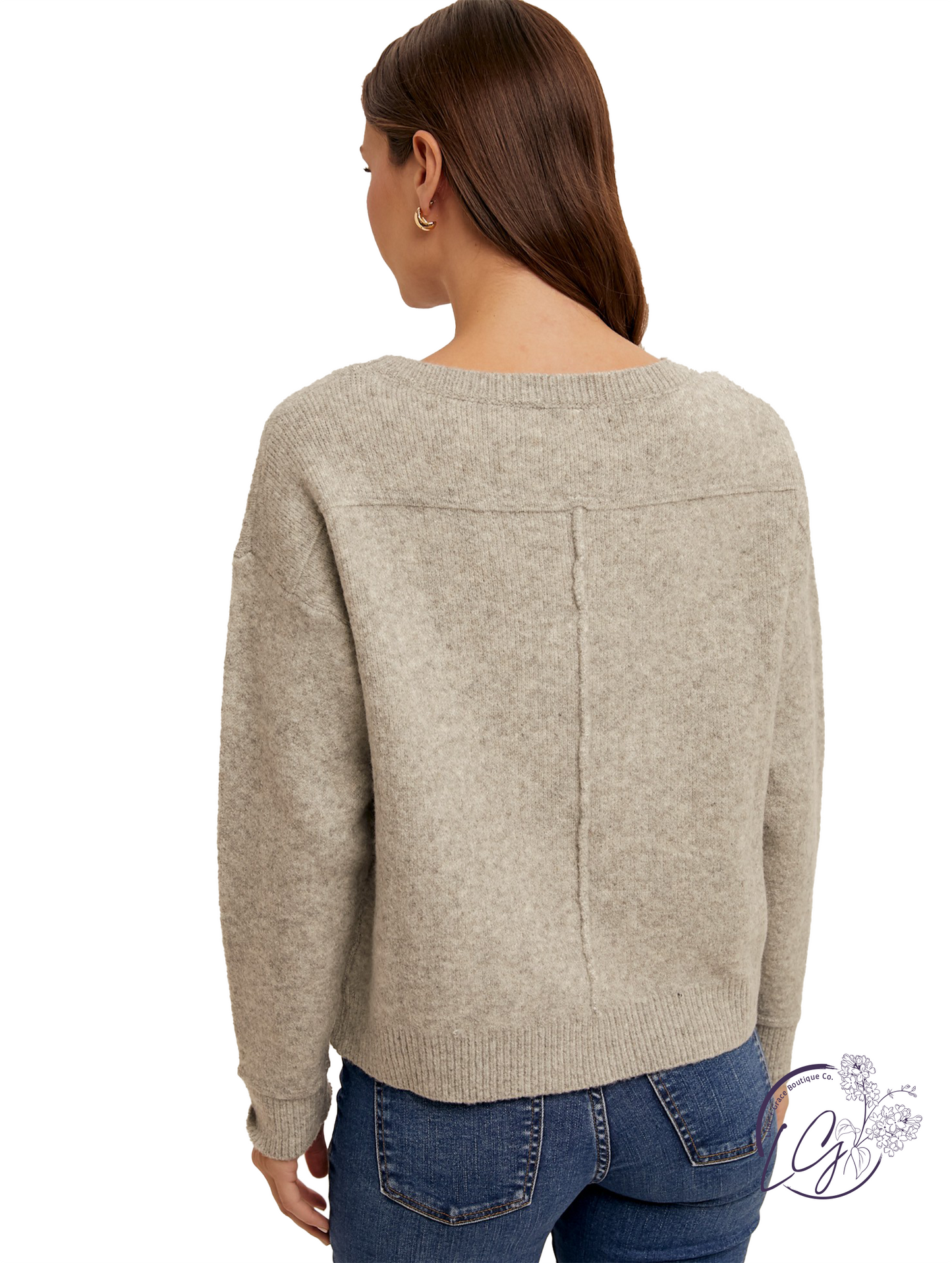 Love Lingers In The Air Sweater