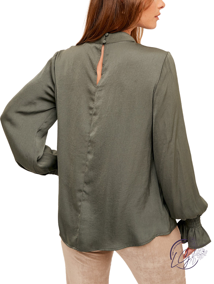 Satin Smock Delight Blouse