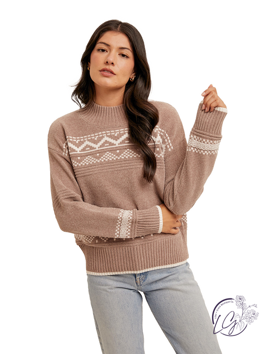 Wind Sings Low Nordic Sweater