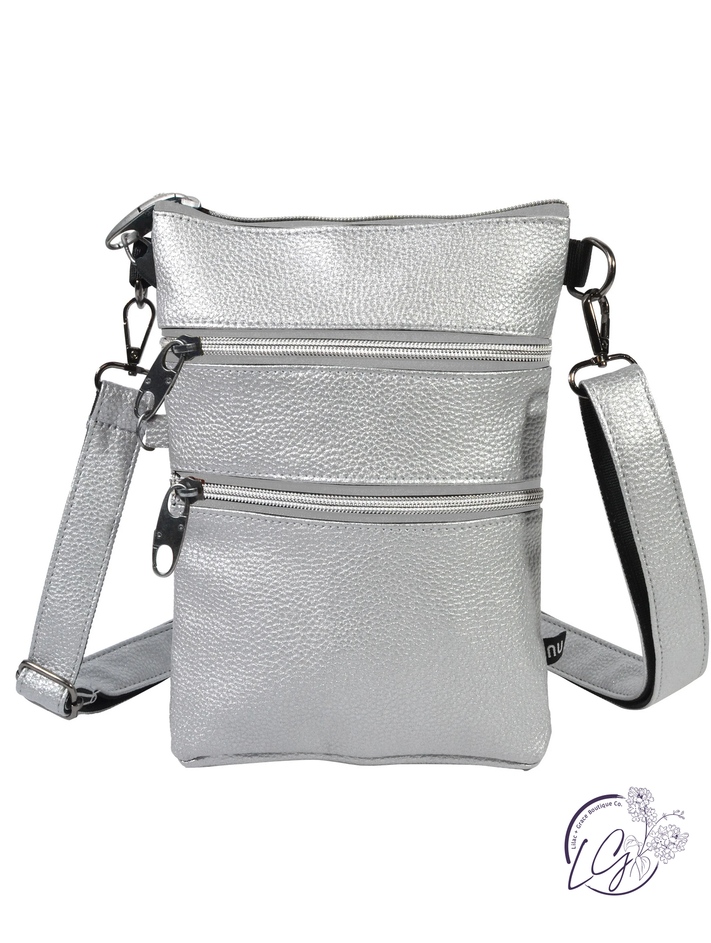 Nupouch Anti-theft 3 Zipper Crossbody