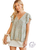 Fanciful Flora Babydoll Top