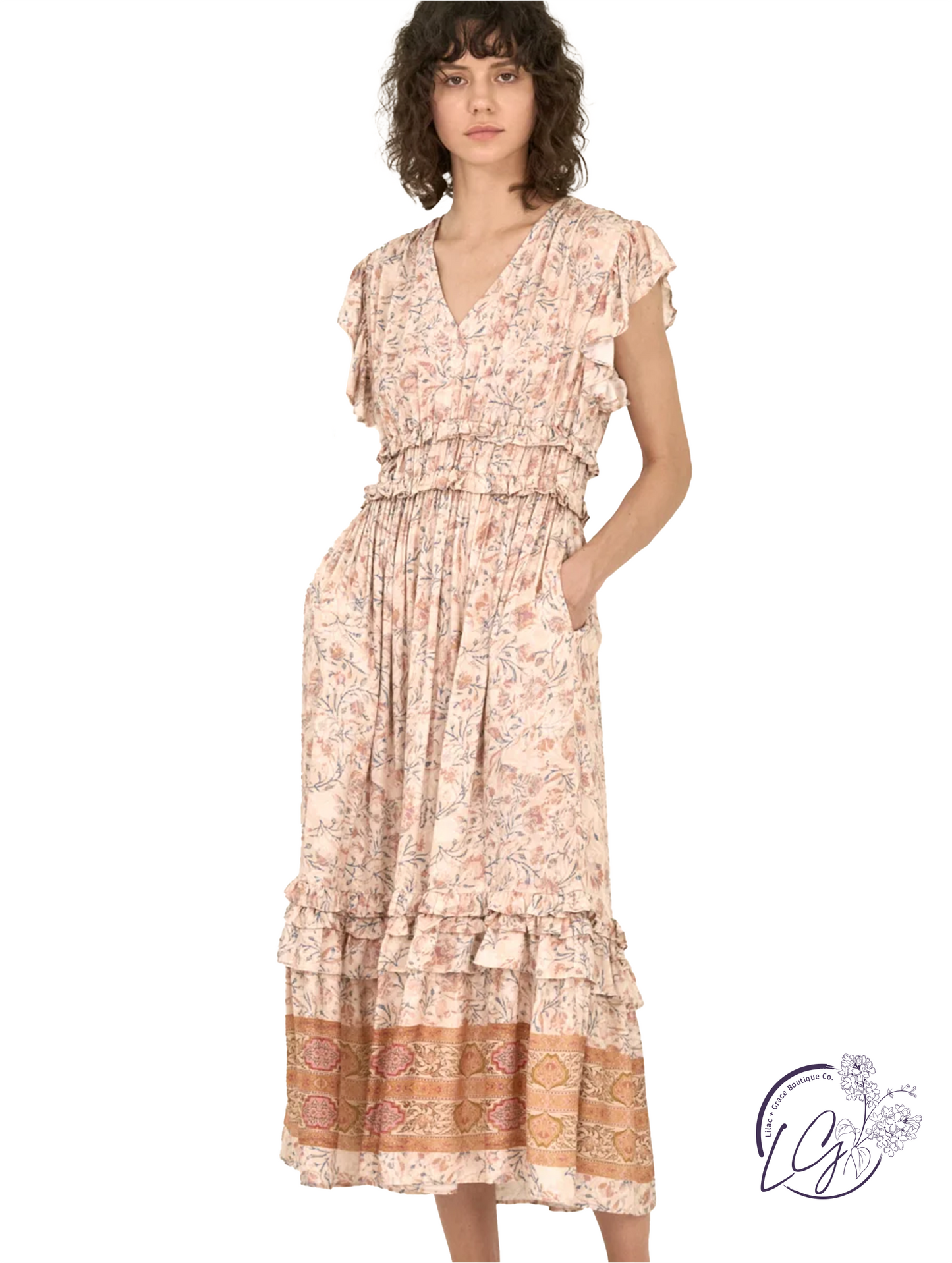 Under The Trees Midi Dress