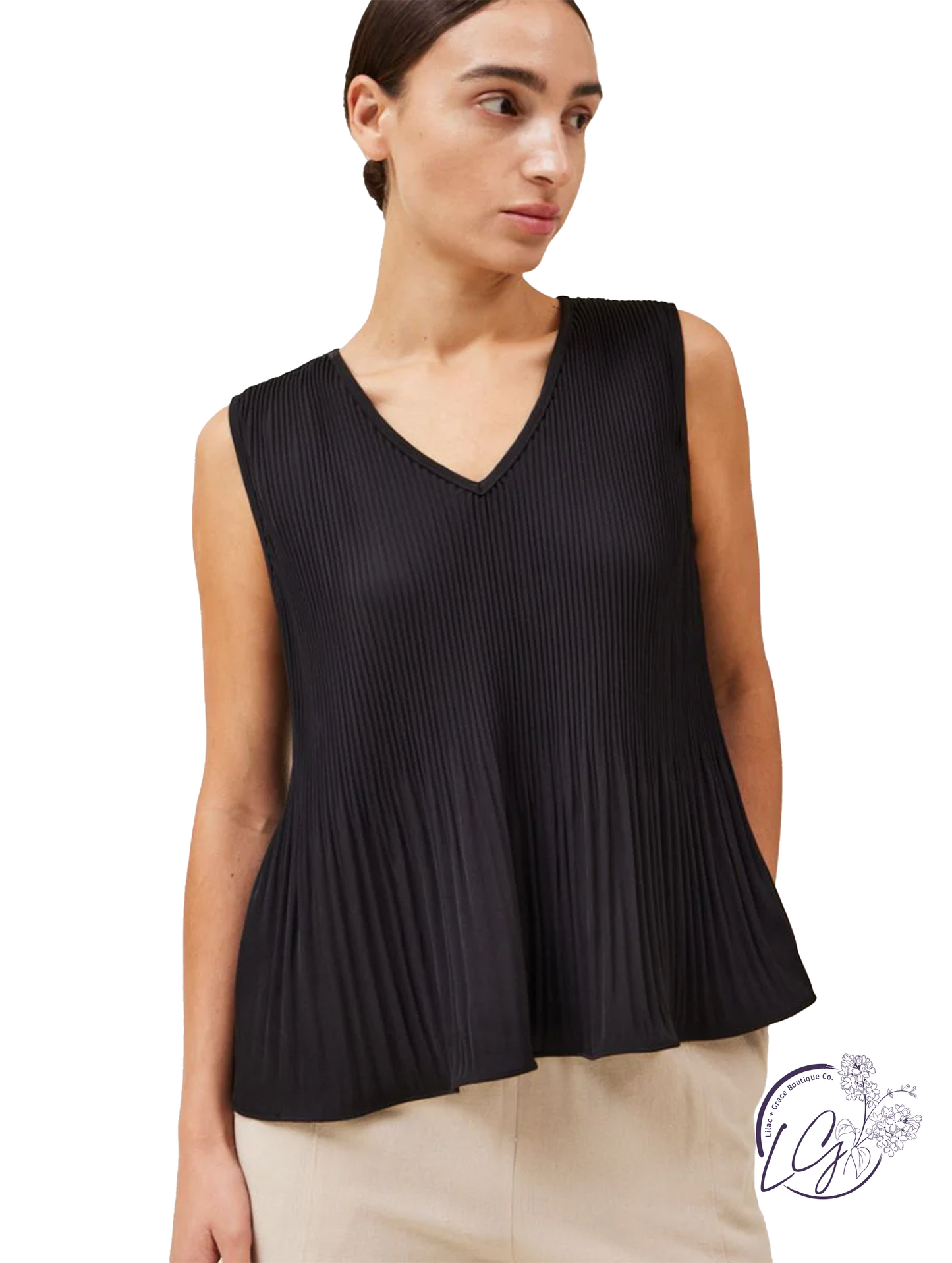 Just Hang Out V-Neck Top