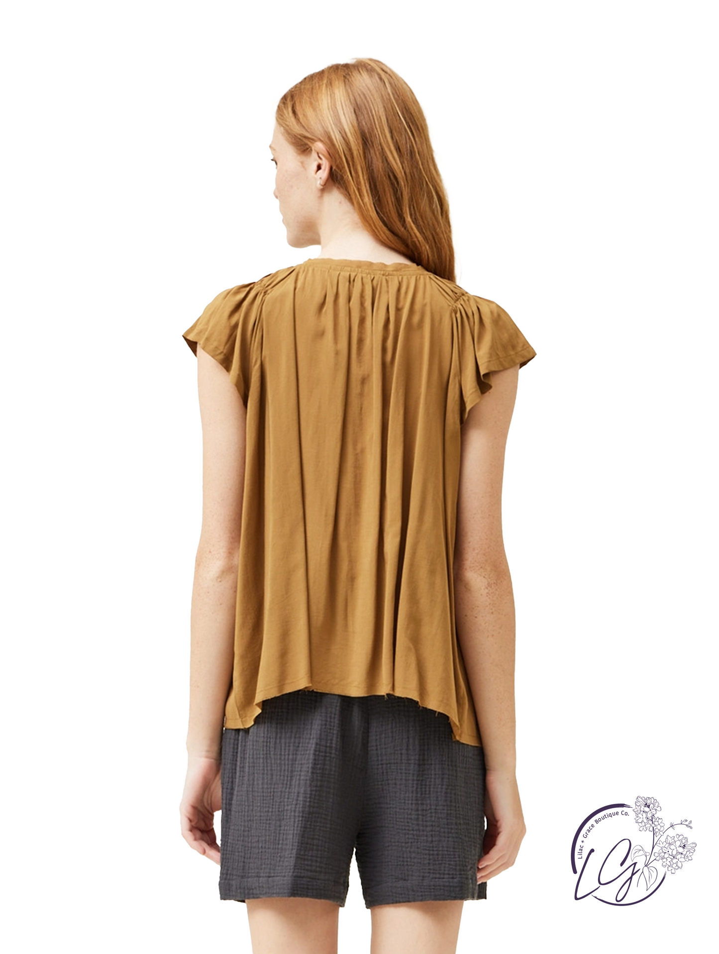 Float In Serenity Summer Blouse