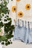 Sunflower Serenade Fringe Top