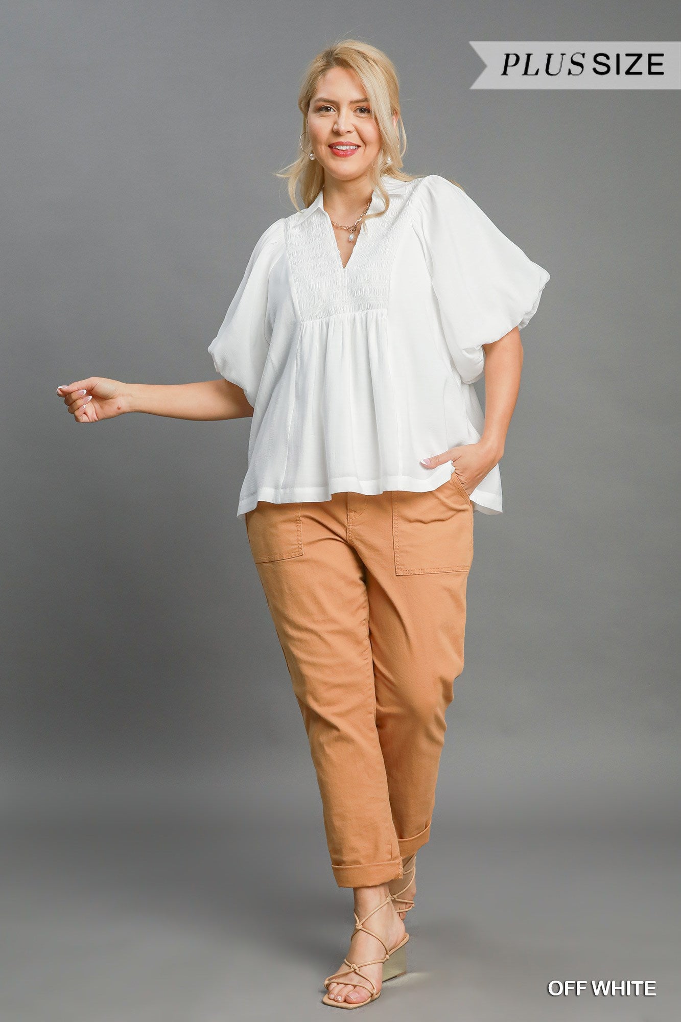 Curvy Sweet Magnolia Blouse