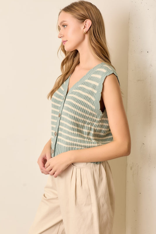 Foam Traces Skin Sweater Vest