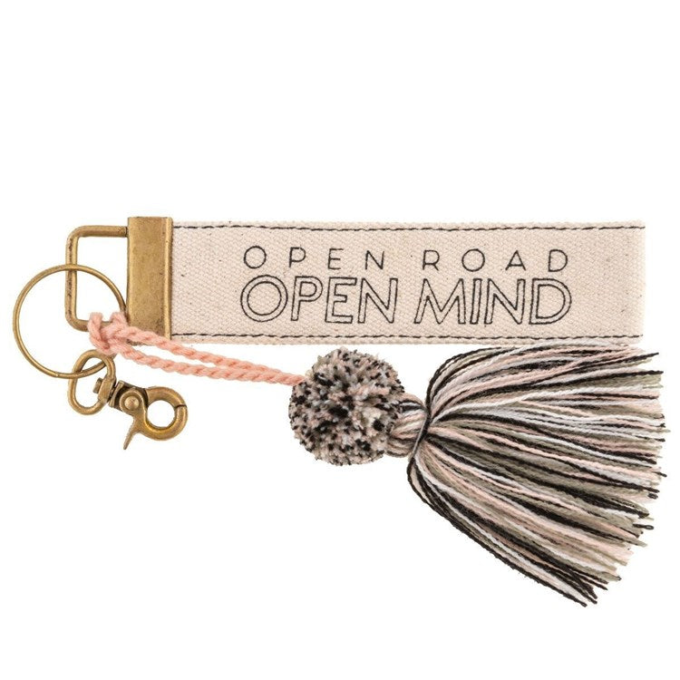 Canvas Tassel Key Chain