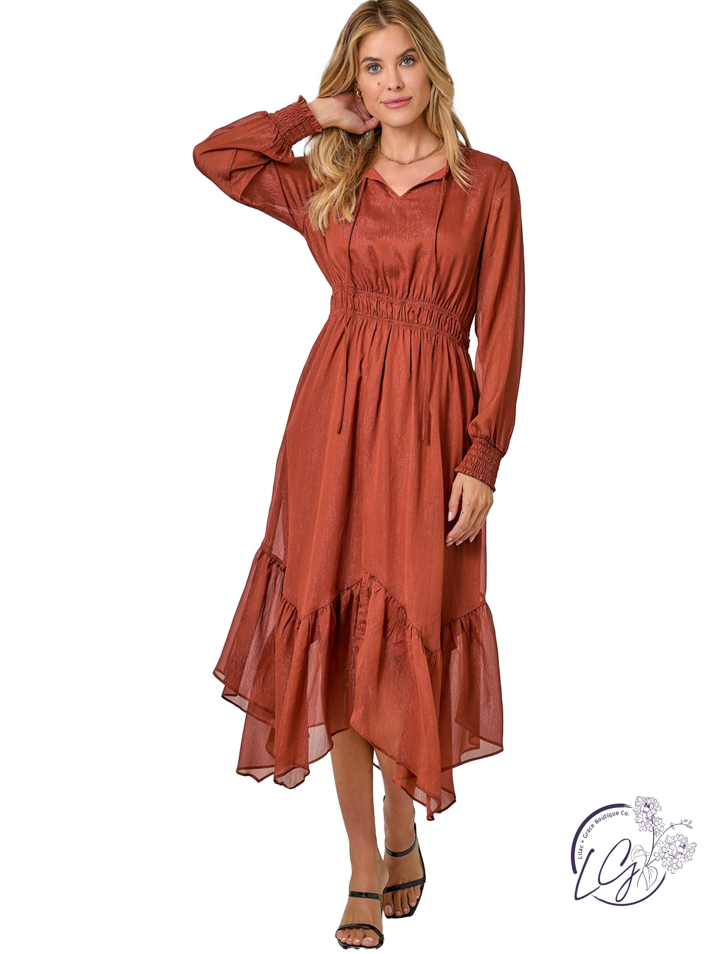 Siren Hem Midi Dress