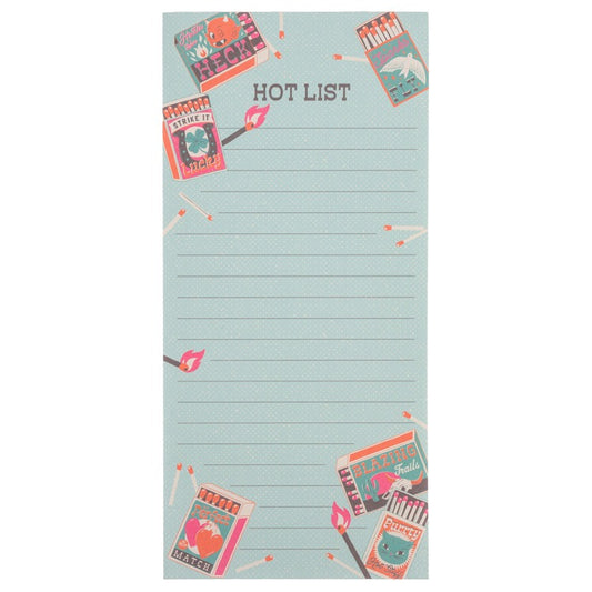 Long Magnetic Notepad- Matches