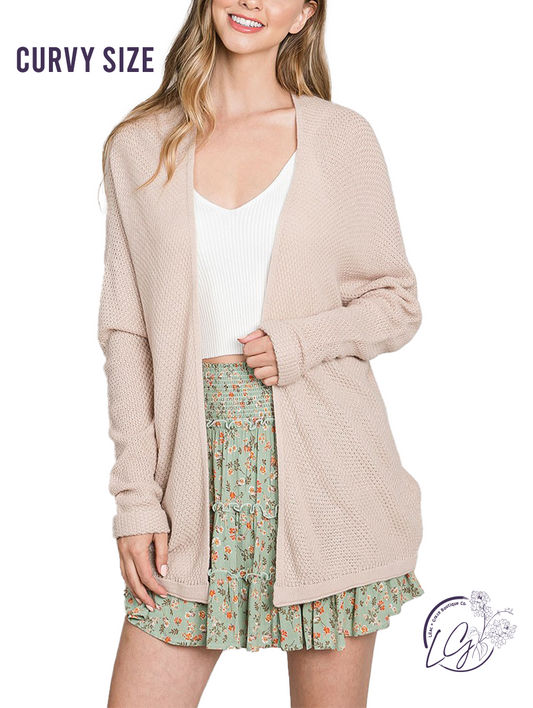 Curvy Tranquil Breeze Kimono Cardigan