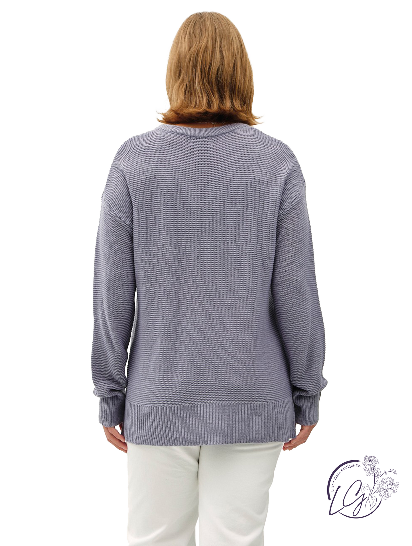 Curvy Busy Days Oversized Sweater