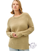Curvy Busy Days Oversized Sweater