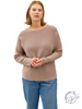 Curvy Elegant Bliss Boat Neck Sweater