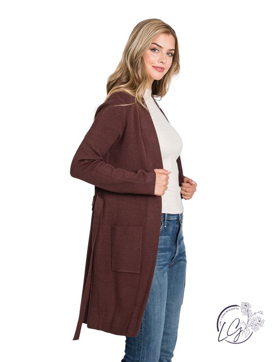 Belted Knit Enchantment Coat