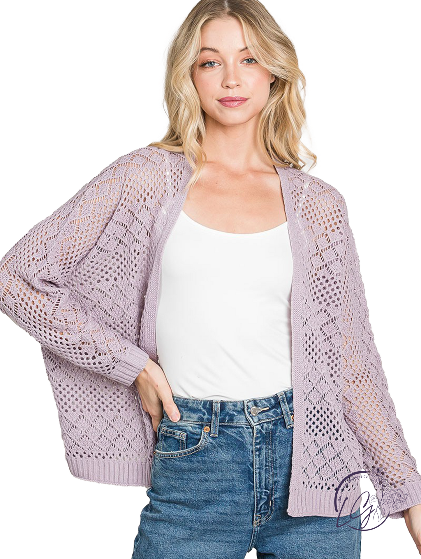 Right On Time Short Crochet Cardigan