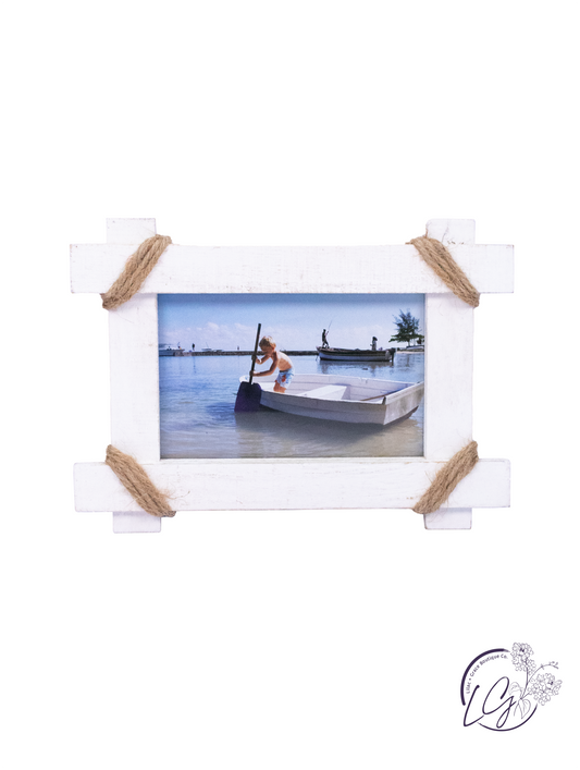 Wood Nautical 4''x6'' Picture Frame