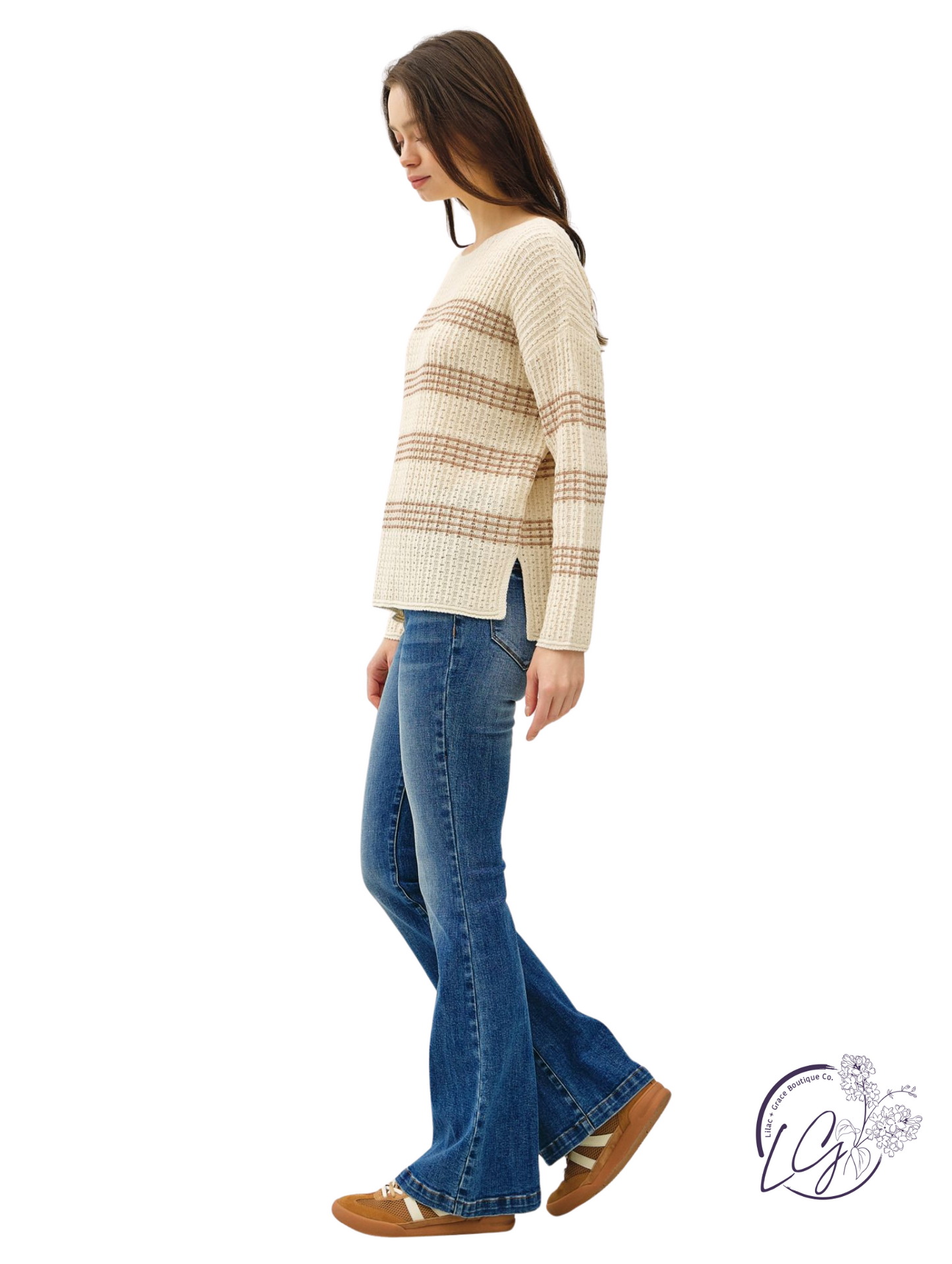 White Walls Fade Sweater