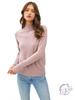 Frayed Luxe Mock Neck