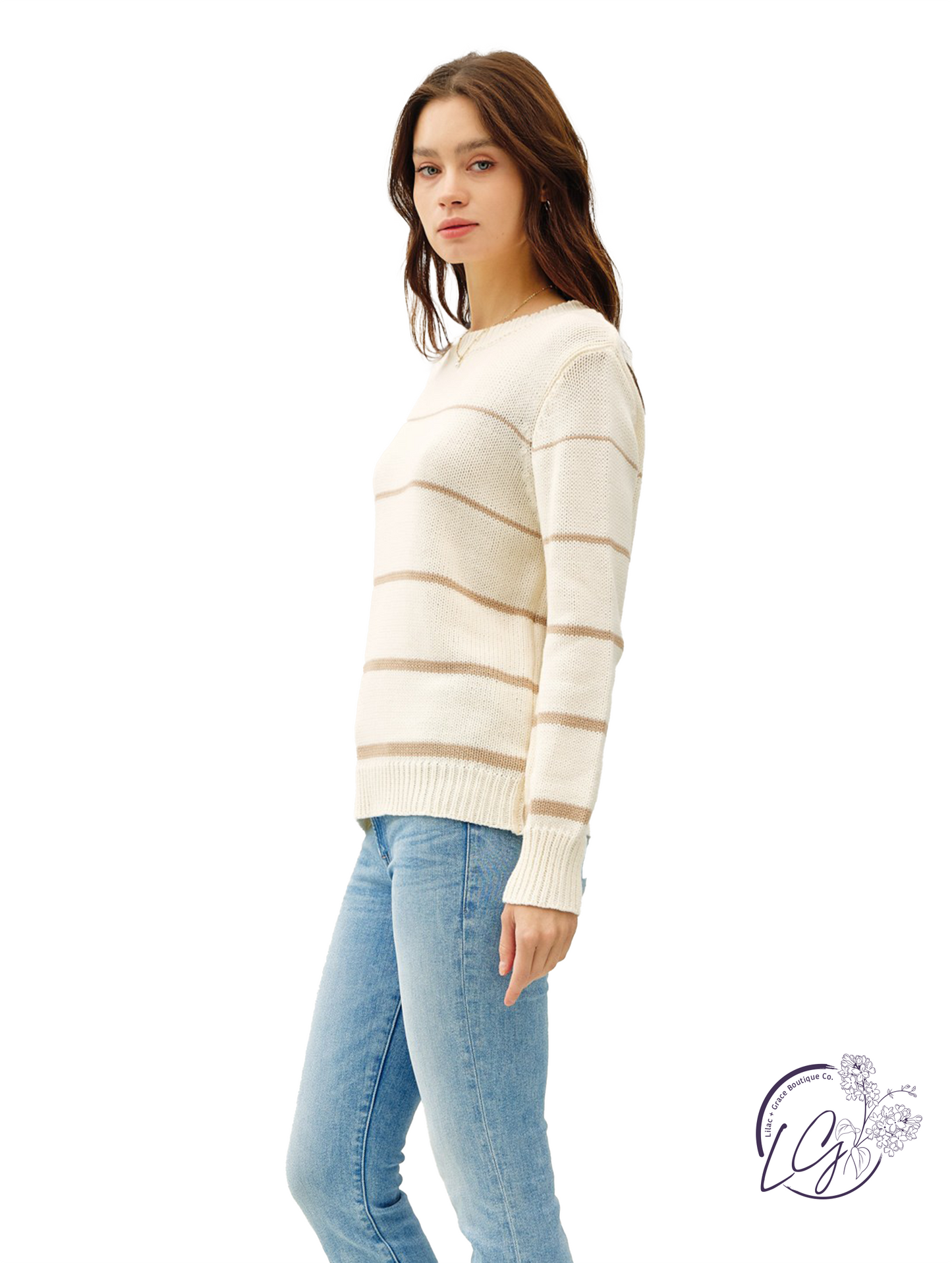 Shifted Stripe Knit