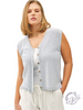 Curvy Sky-High Toasts Sweater Vest