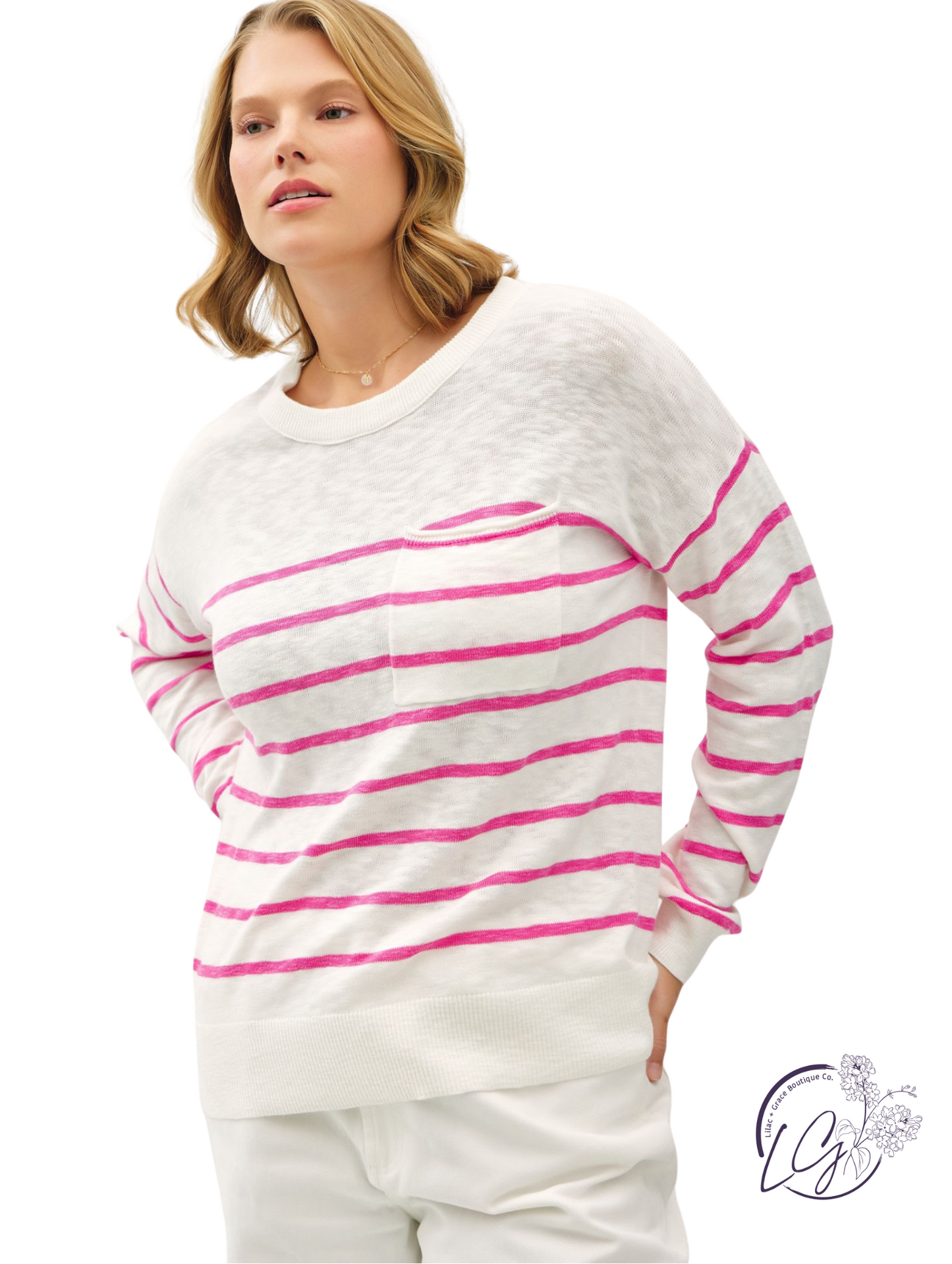 Curvy Veil of Dusk Sweater