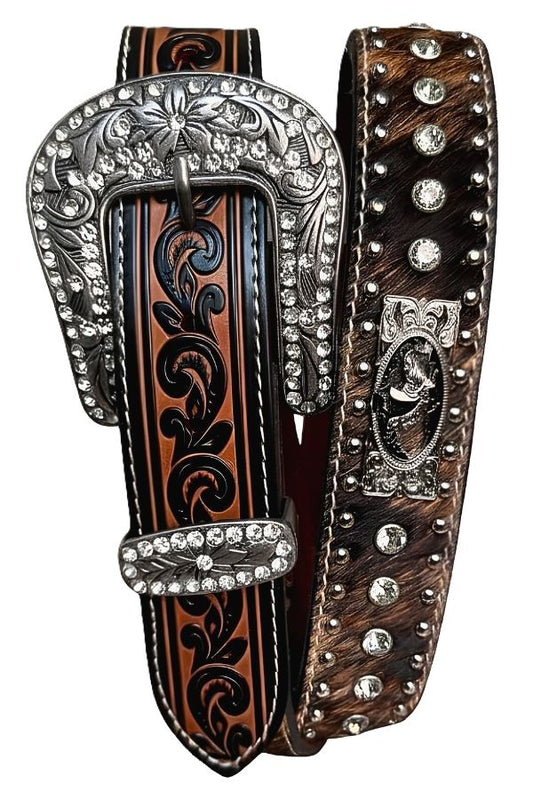 Saddle Ridge Hair-On-Hide Belt