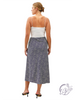 Curvy Efflorescing Comfort Midi Skirt