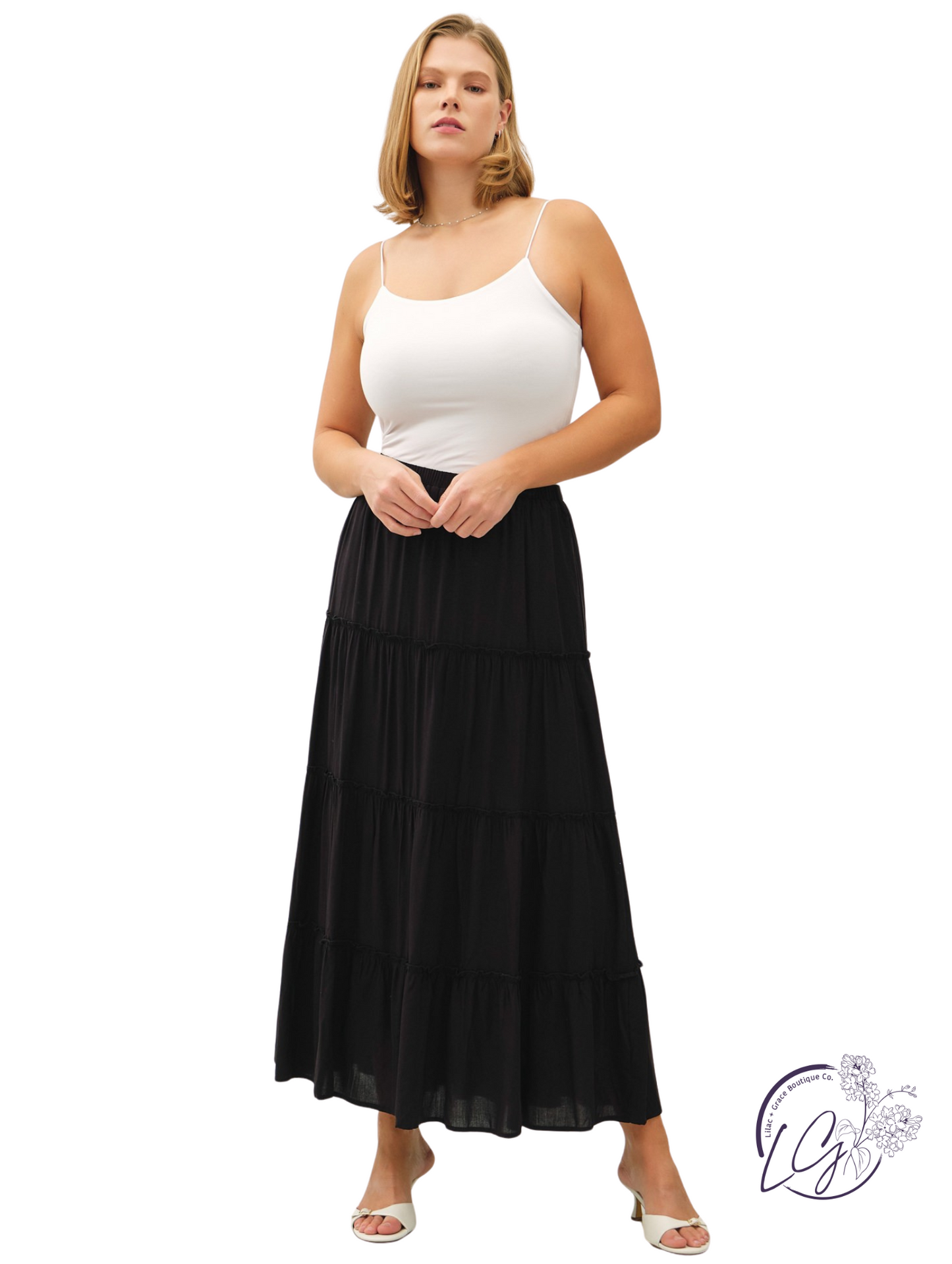 Curvy Steps On Stone Skirt