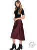 Say Yes Soon Satin Midi Skirt