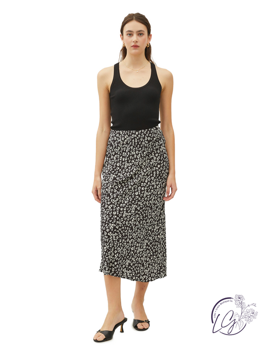 Springtime Serenade Midi Skirt