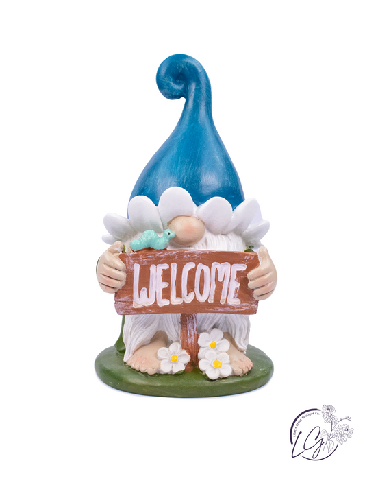 Resin Garden Welcome Garden Gnome Figurine