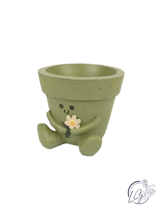 Whimsy Friends Resin Figural Planter