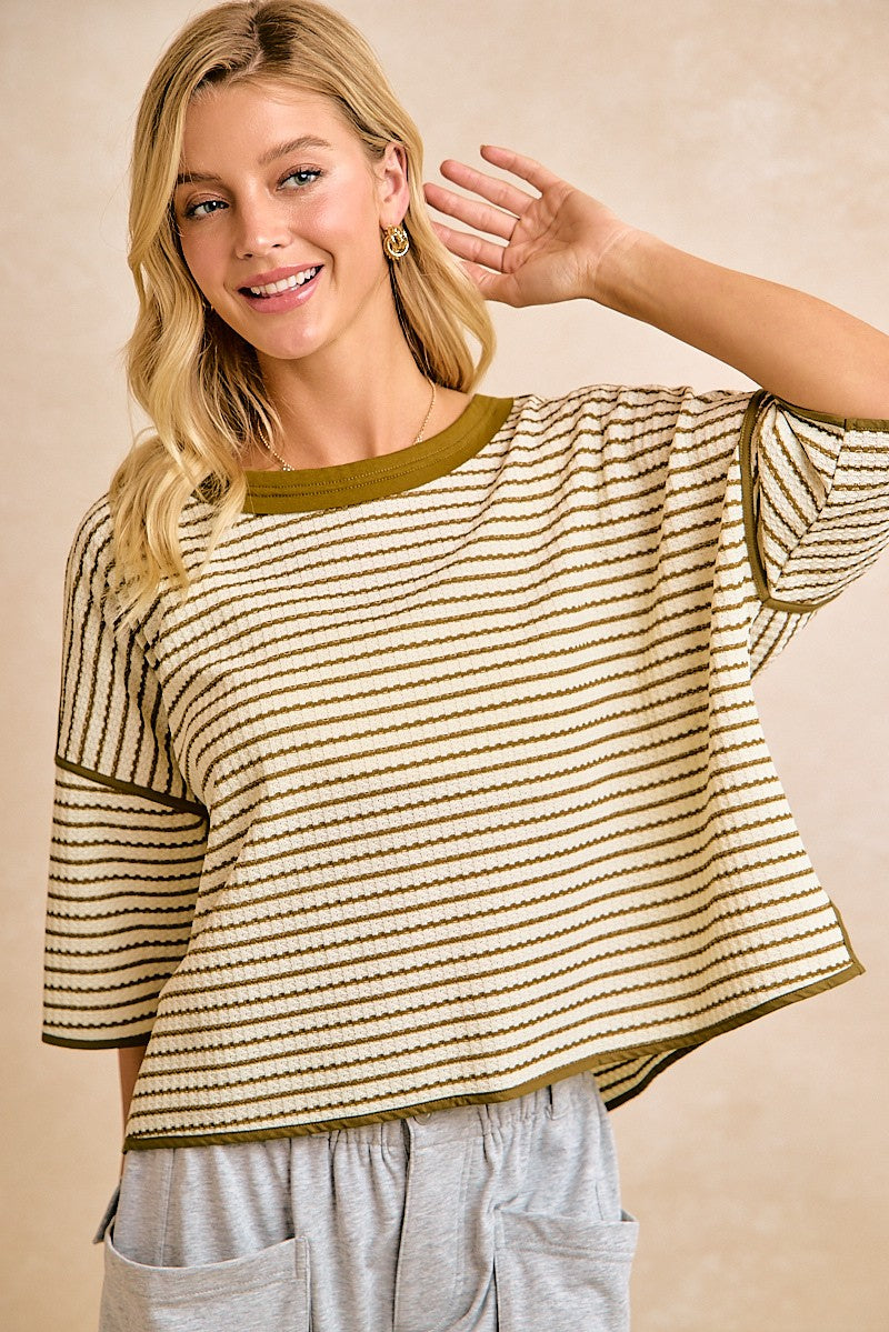 Fireside Stripe Tee