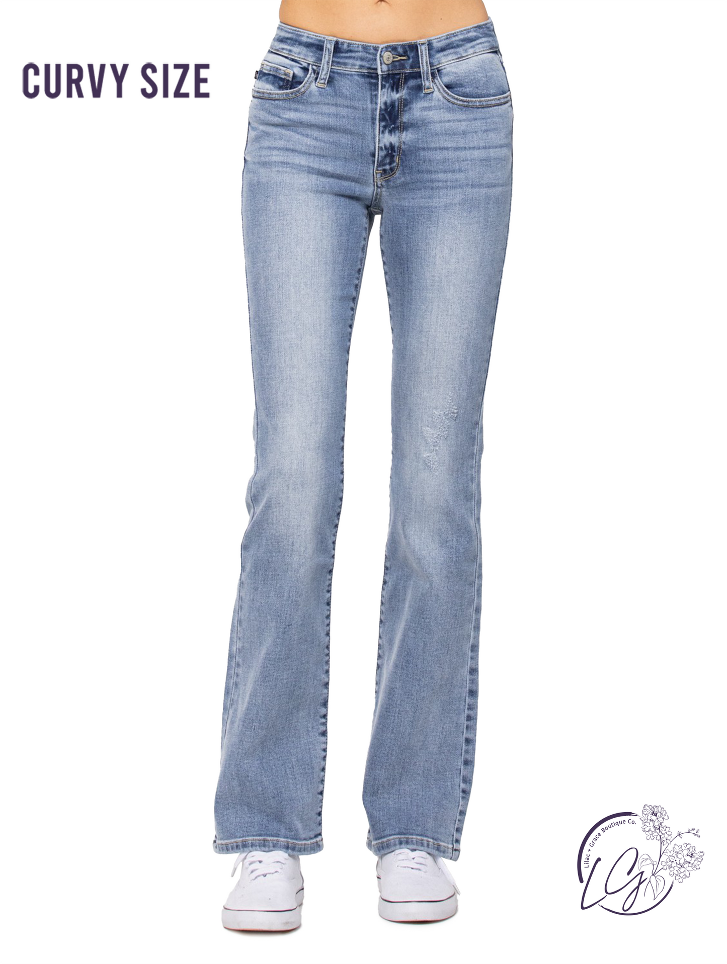 Curvy June Core Mid Rise Bootcut by Judy Blue