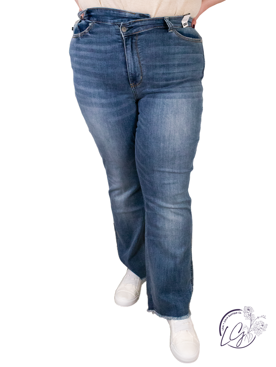 Curvy Victoria  Dad Jean Straight By Judy Blue